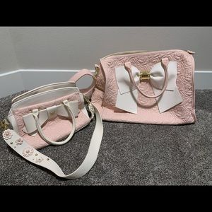 Betsey Johnson Floral Quilted Pink Blush Weekender